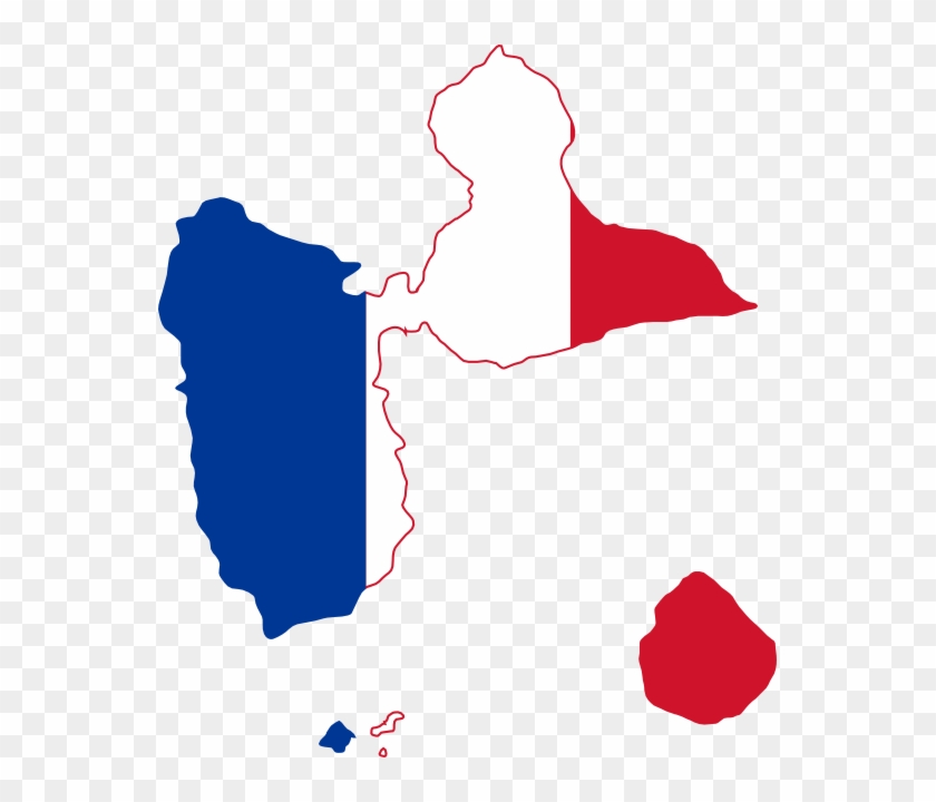 Guadeloupe Flag Guadeloupe Flag Map Guadeloupe Flag - Map Of Guadeloupe In France #713672