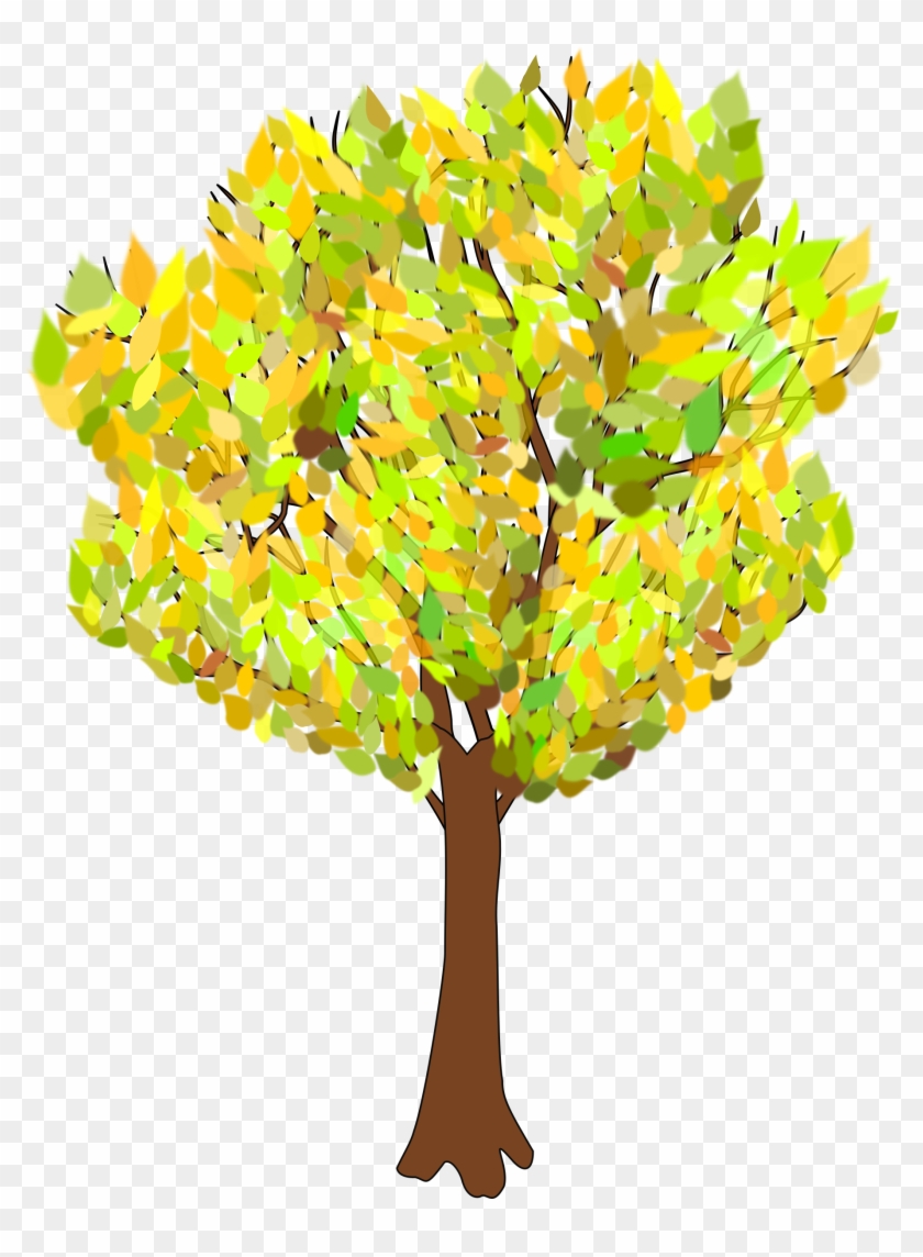 Fall Tree Clipart - Transparent Clipart For Fall Trees #713703