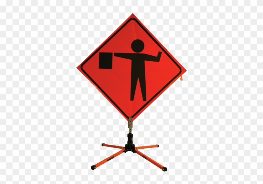Portable Traffic Sign Stand With Roll Up Sign - Traffic Sign Stands Canada #713753