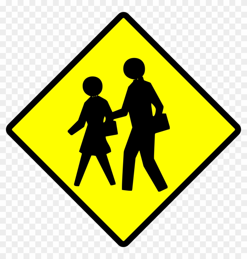 School Zone Traffic Sign Warning Sign - School Zone Traffic Sign Warning Sign #713828