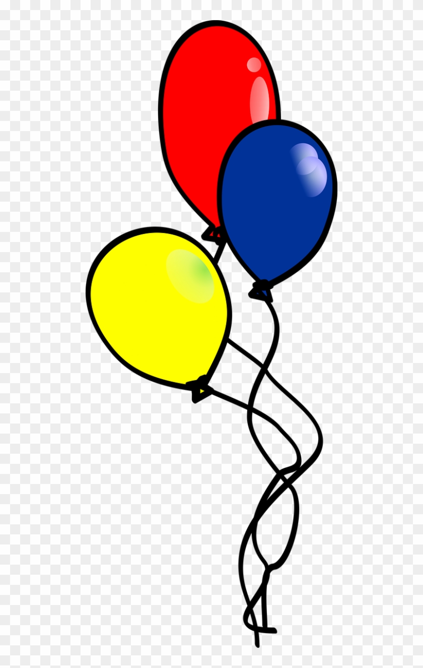 Balloons 3 Primary Colors,balloons With Highlight Bubbles,birthday - Imagenes Con Los Colores Primarios #713879