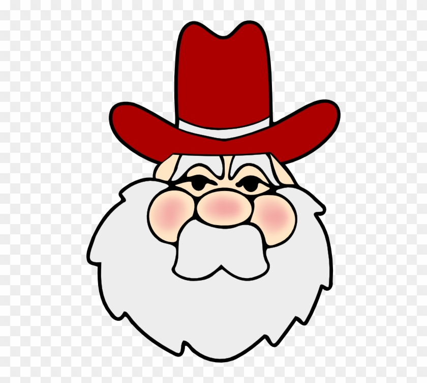 Cowboy Santa2 - Güzel Noel Baba Çizimleri #713896