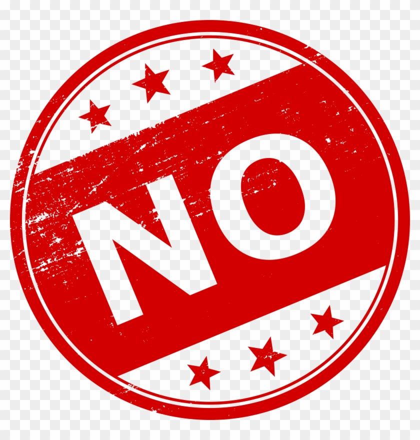 How About No Transparent Download - Free Stamp Png #714086