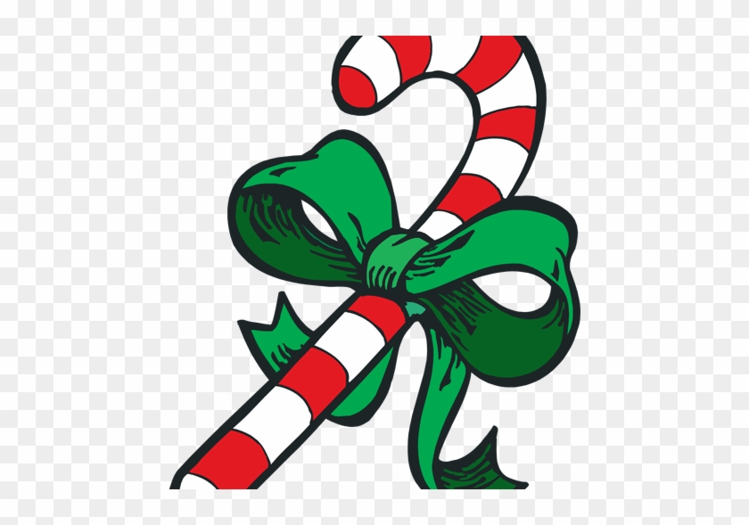 Candy Cane Hunt - Candy Cane With Bow #714258