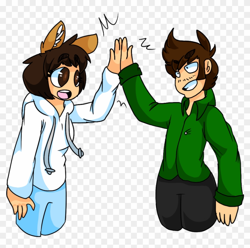 At- High Five By Lightningbolt13 - Cartoon #714373