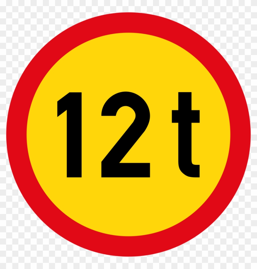Prohibitory Traffic Sign Car Axle Road - Number 0 #714430