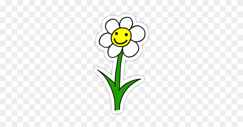 Cartoon Flower - Clipart Library - Happy Cartoon Flower #714474