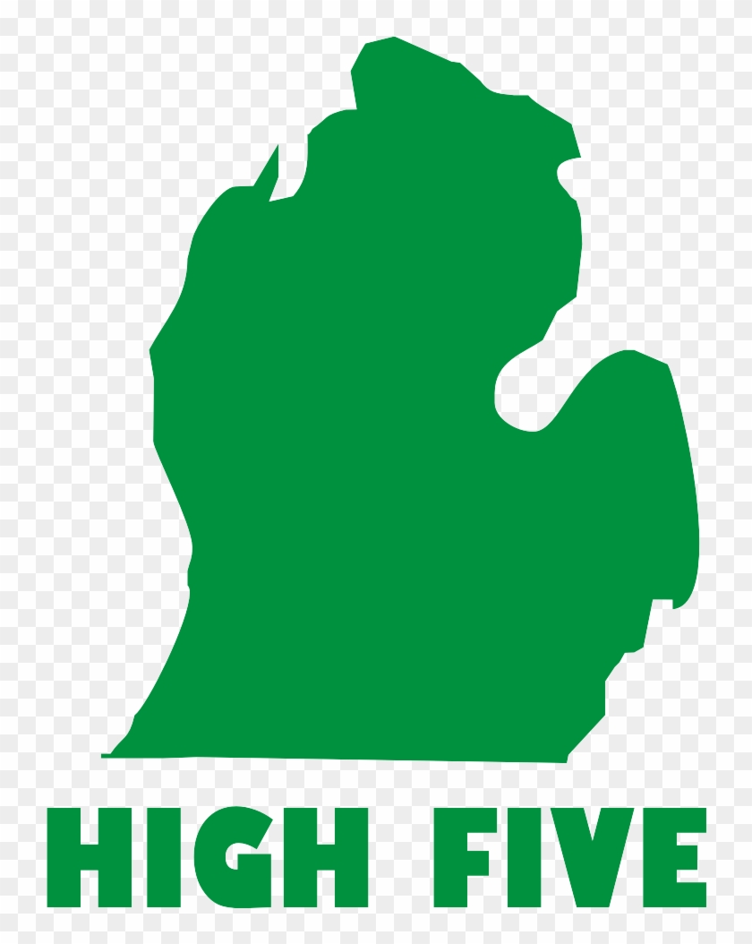 Michigan High Five Shirt - State Of Michigan High Five #714521