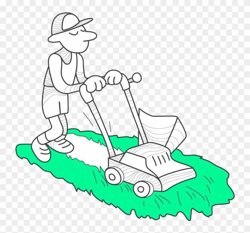Lawn Mowing Clipart 16, - Wikimedia Commons #714529
