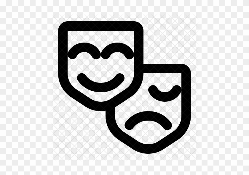 Drama Mask Icon - Psychology Personality Icon #714551