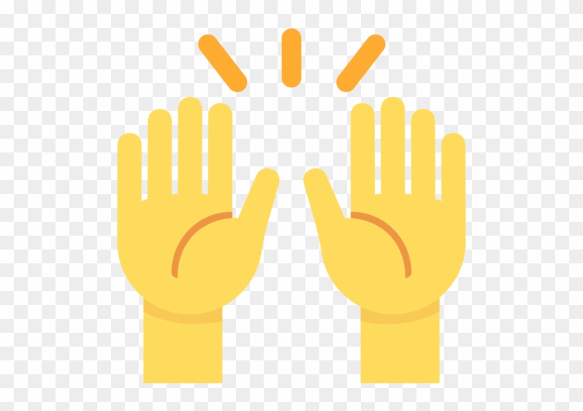 Hand Emoji Clipart Air Emoji Png - Icon Worship White Png #714624
