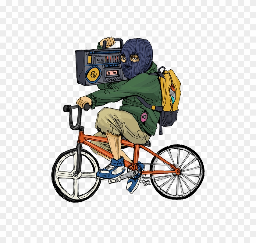 Ilustraciones De Gente Que Monta Bicicleta En Bogotá - Bicicleta Ilustraciones #714764