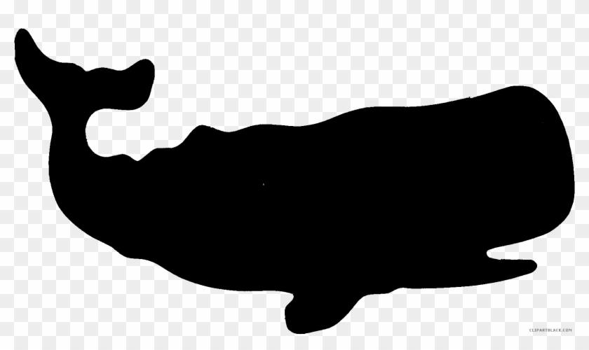 Whale Silhouette Animal Free Black White Clipart Images - Silhouette Of A Whale #714822