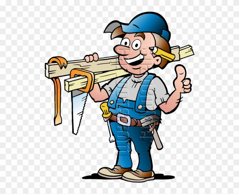 Cartoon Picture Of A Carpenter #714868