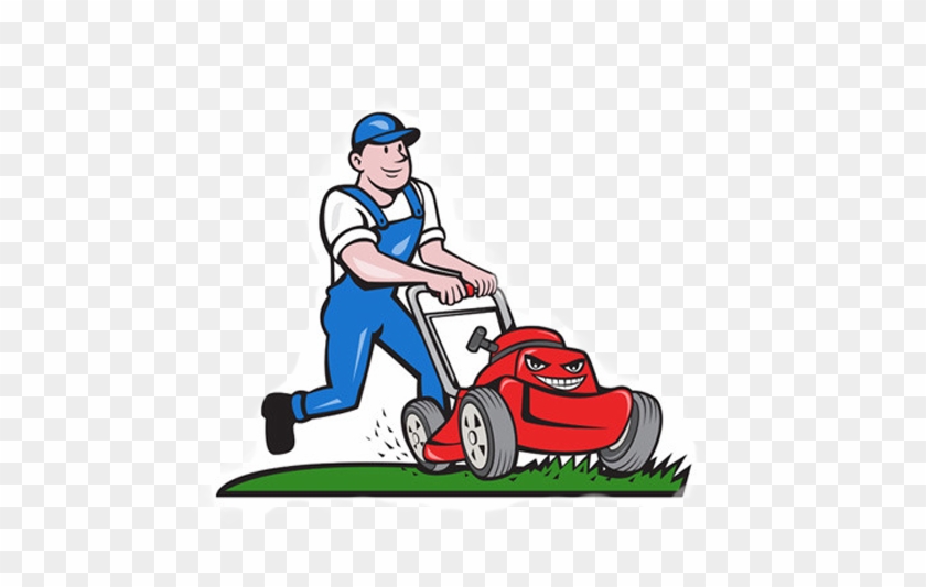 Покос Травы И Благоустройство Участка - Cartoon Lawn Mower Png #714879