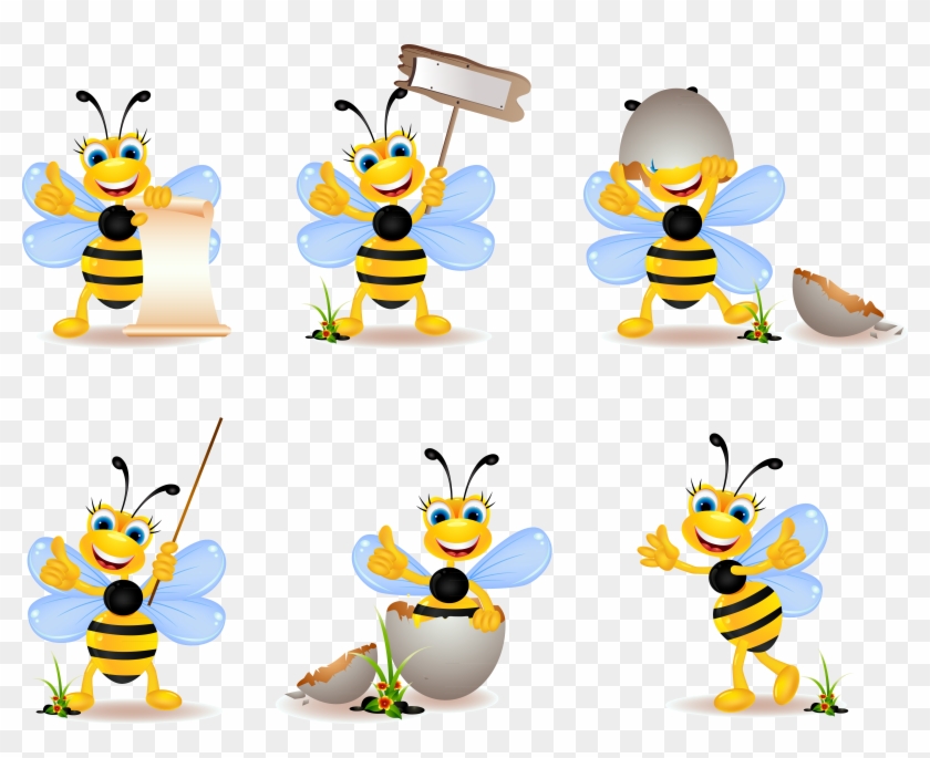 Bee Stock Photography Royalty-free Clip Art - Thumbs Up Bee Curtains #714903