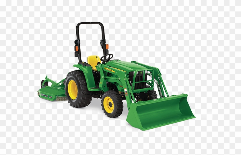 Lawn Mowing Clipart - 3038e John Deere Tractor #714968