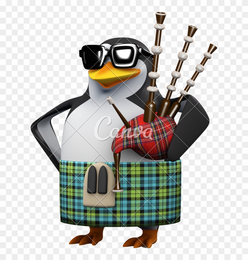 3d Funny Cartoon Penguin Character - 3d Rendered Penguin - Free Transparent  PNG Clipart Images Download