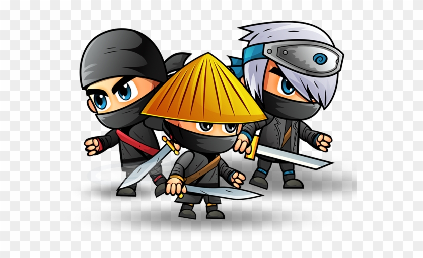 Ninja Warriors Character Set - Cartoon #715147