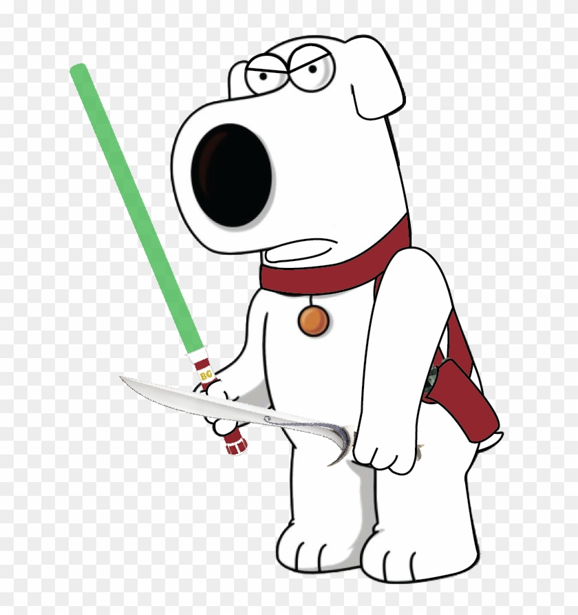 Brian With His Weapons - Brian Griffin Png #715340