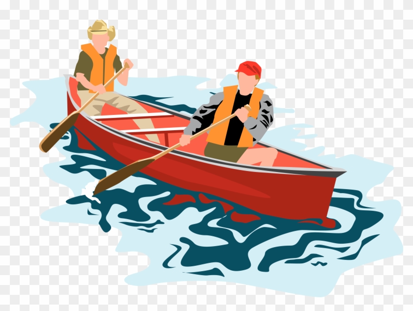 Canoe Clipart Transparent - Canoeing Clipart Transparent #715378