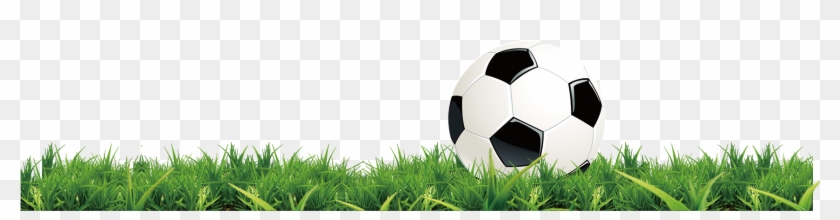 Lawn Football Green - Gramado Com Bola Png #715585