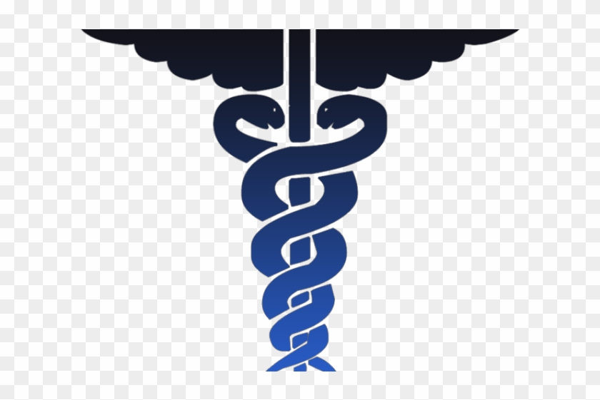 Doctor Symbol Cliparts - Caduceus Blue #715612
