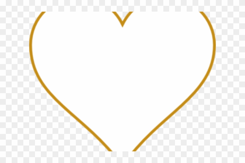 Gold Heart Clipart - Circle #715738