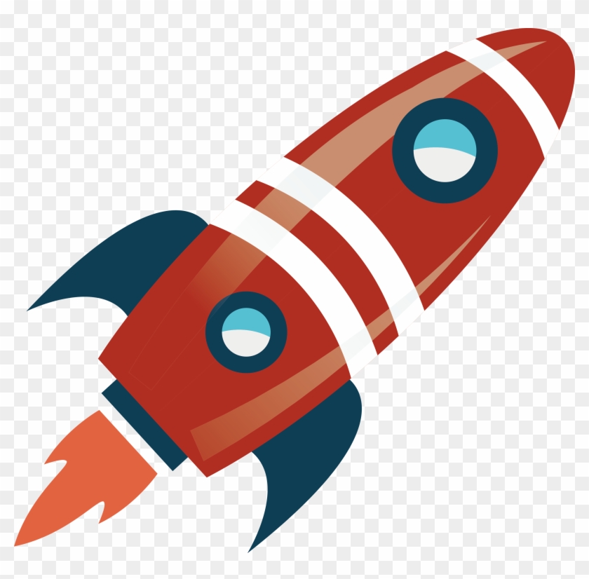 Rocket Launch Cartoon - Rocket Launch Vector Png #715851