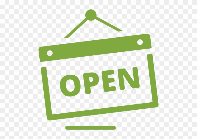 An Open Sign - Open Sign Icon #715868