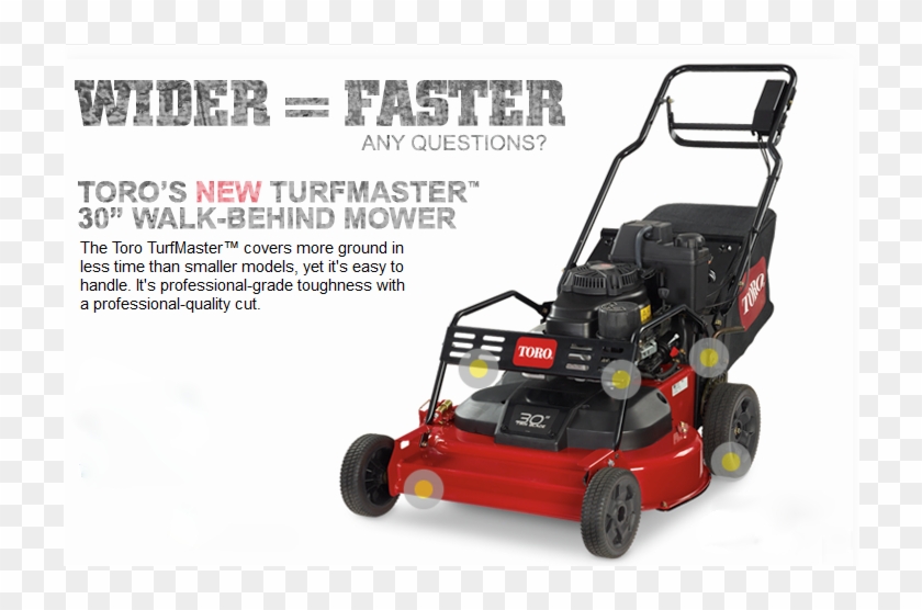 Wider And Faster - Lawn Mower 30 Toro #715909