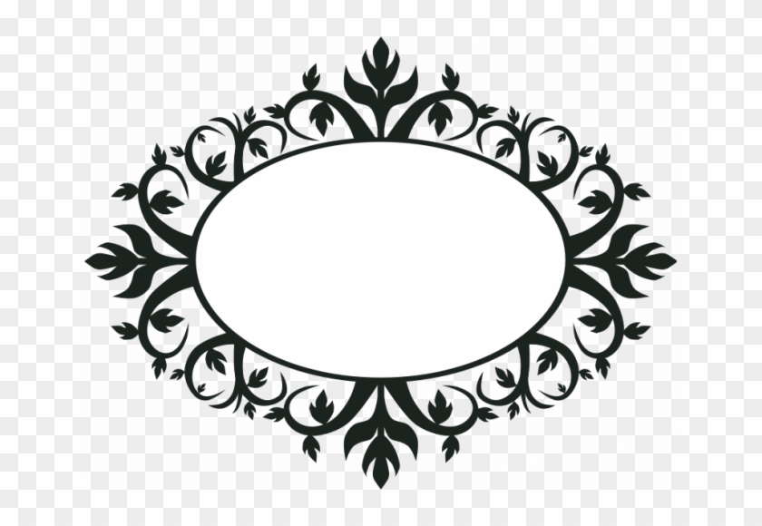 Moldura Oval Ornamentais Vetor Clip-art - Oval Ornament #715936