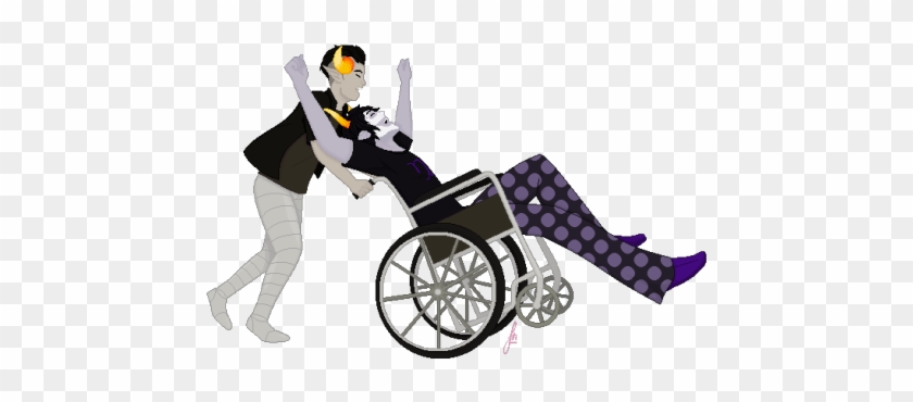 My Secret Santa Gift For The Oh So Amazing 5qui99l3 - Anime Girl And A Wheelchair #715972