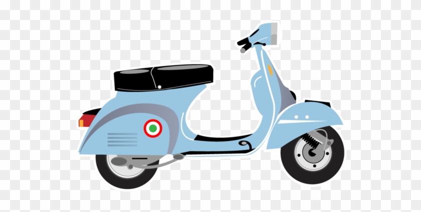 Scooter Vespa Gts Motorcycle Clip Art - Vector Scooter #716013