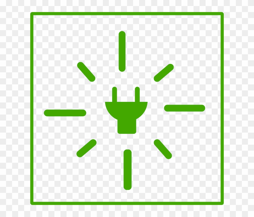 Plug, Ecology, Energy, Green, Sign, Symbol - Energia Verde Png #716011