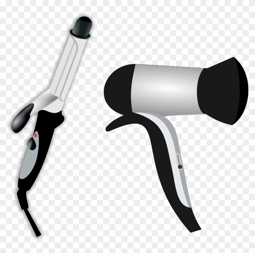 Fan & Iron - Blow Dryer Clip Art Free #716073