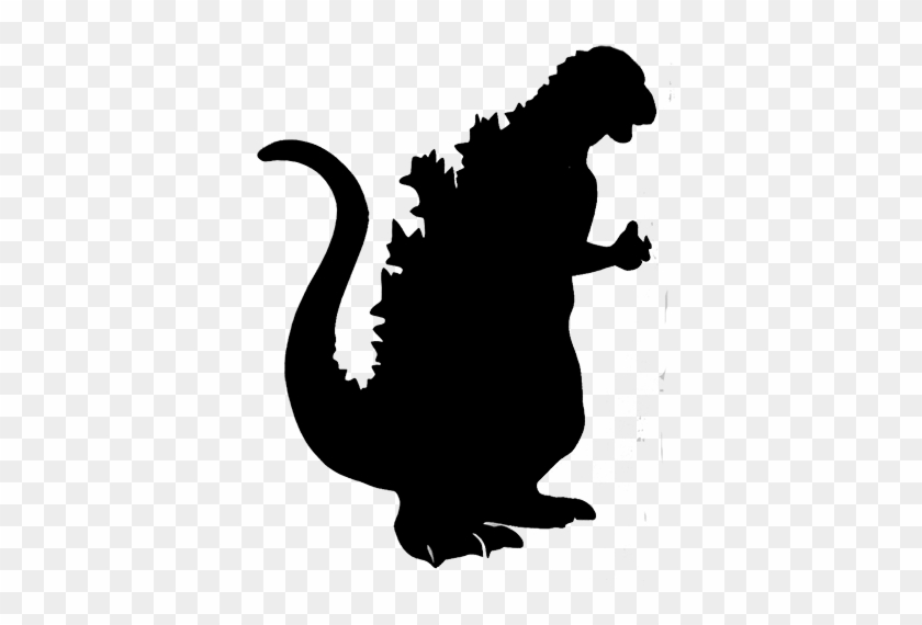 Godzilla Silhouette Vector Free - Godzilla Clipart #716093