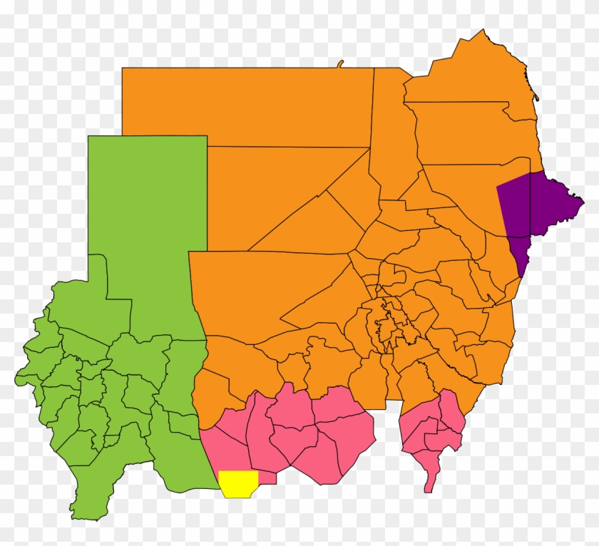 Darfur And South Sudan Map #716142