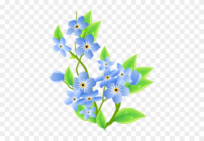 Forget Me Nots - Forget Me Nots Clipart Png #716260