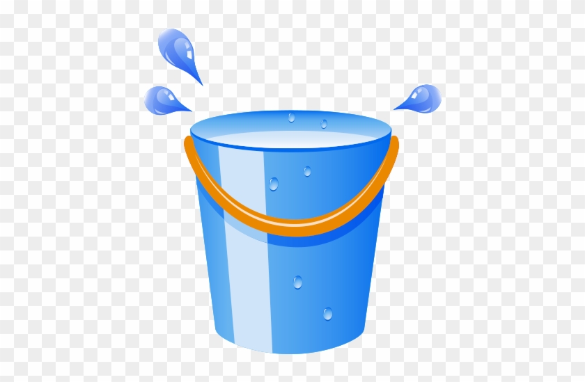 Bucket Barrel Cleaning - Cartoon Water Bucket Png - Free Transparent PNG  Clipart Images Download