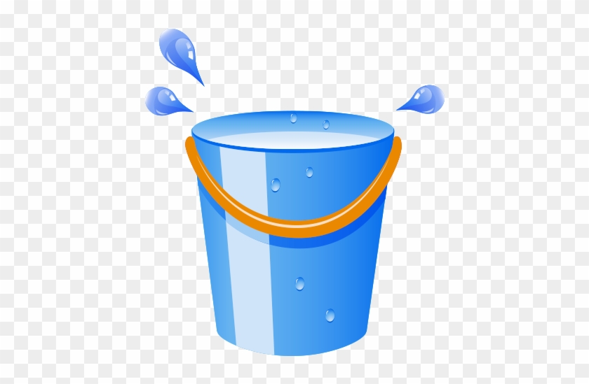 Bucket Barrel Cleaning - Cartoon Water Bucket Png #716292