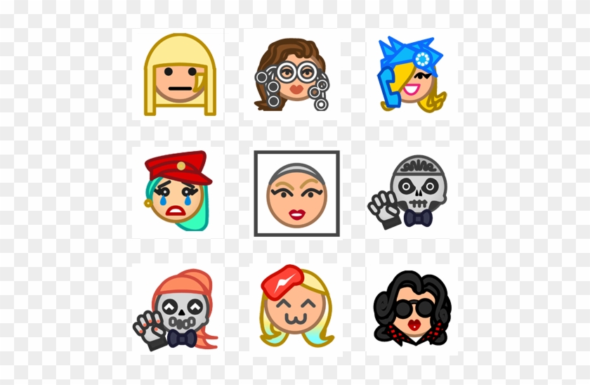 Cartoon And Lady Gaga Image - Lady Gaga Emojis Download #716542