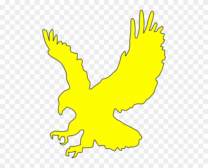 Yellow Eagle Svg Clip Arts 498 X 598 Px - Yellow And Black Eagle #716545