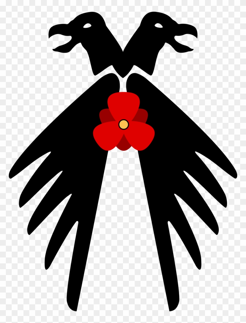 Sworn Virgins Black Eagles And Red Poppy By Pride-flags - Emblem #716552