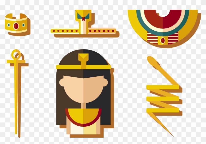 Vector Material Egyptian Queen - Vector Graphics #716613