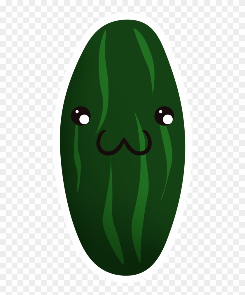 Cute Cat Faced Cucumber By Ortani - Eggplant #716623