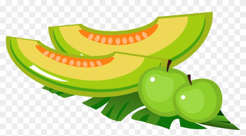 Cartoon Summer Fruit - Melon Cartoon Png #716776