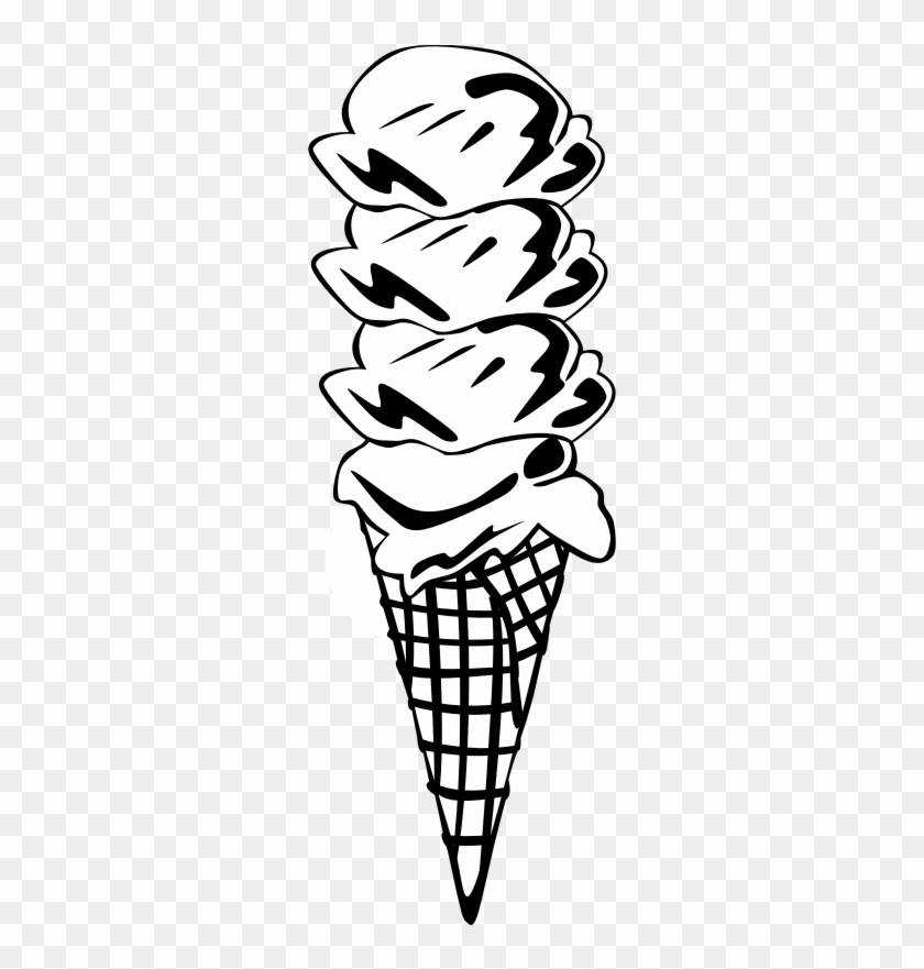 Ice Cream Cone Chocolate Ice Cream Waffle - Ice Cream Cone Chocolate Ice Cream Waffle #716790