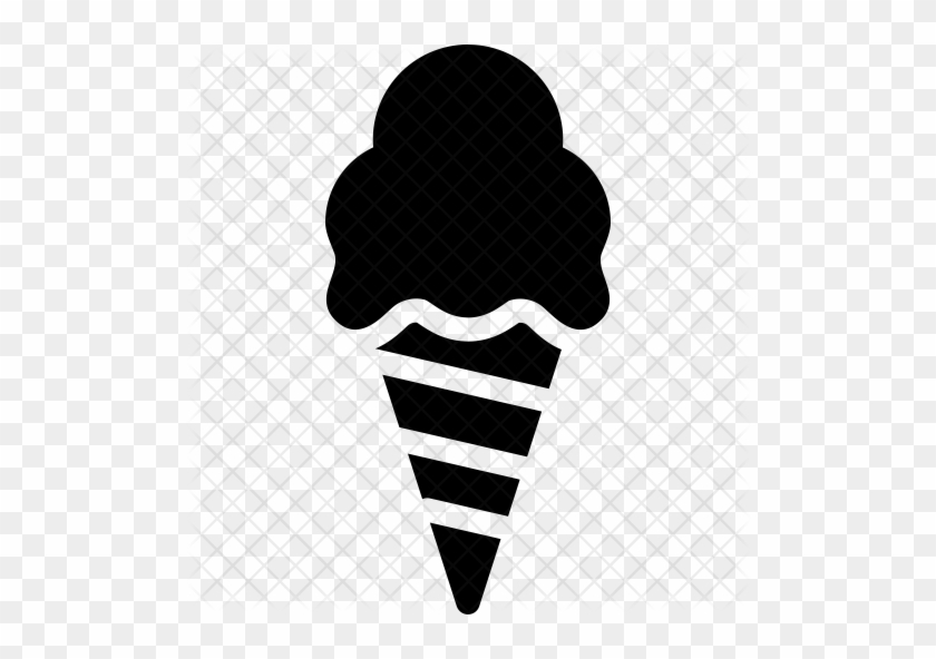 Ice Cream Cone Icon - Ice Cream Cone Icon #716794