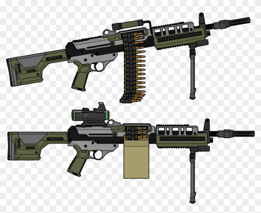 Machine Gun Png Clipart - Weapon #716809